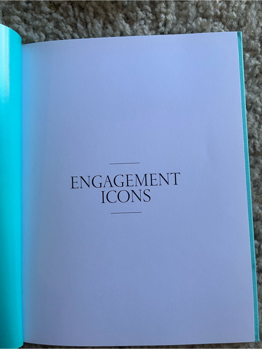 Tiffany & Co. Hardcover “This is a Tiffany Ring” Book in Tiffany Blue - Picture 7 of 8